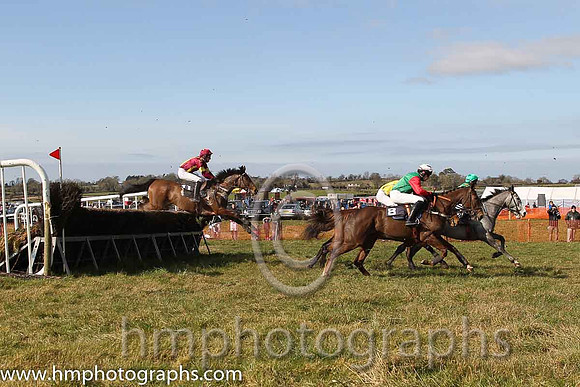 03rd Step Back ( 8 )  M J Lynch - Trainer: George Stewart - green, red sleeves