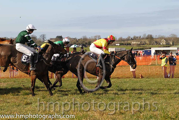 08th PU Dixie Rebel ( 1 )  Miss K Ferris - Trainer: Eoin G Barry - yellow, red cross belts