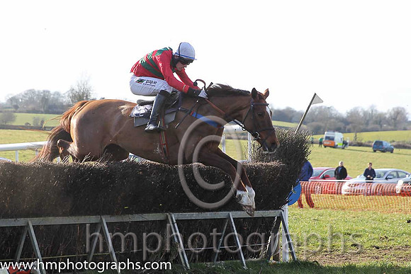 02nd Maple Mons ( 4 )  B O'Neill - Trainer: D M Christie - red and green chevrons