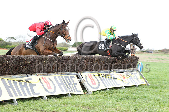 01st THE HERO NEXT DOOR and D G Lavery ( 28 , YELLOW,green cross of lorraine; yellow sleeves,green chevrons; yellow &amp; green hooped cap ) Trainer: Patrick Eugene Turley,, Owner : Mary Turley
