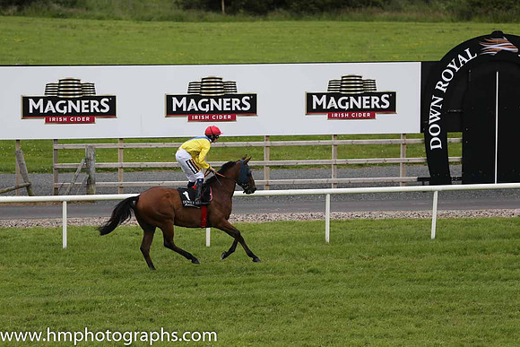 02nd Ask Dad (GB) ( 1 , yellow, royal blue chevron ) and D.W. O'Connor (7) - Trainer : Damian Joseph English - Owner : Grougha Stables Limited