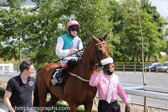 10th Tuk Tuk (GB) ( 7 , emerald green , pink sash ) and L.F. Roche - Trainer : D. K. Weld - Owner : K. Abdullah