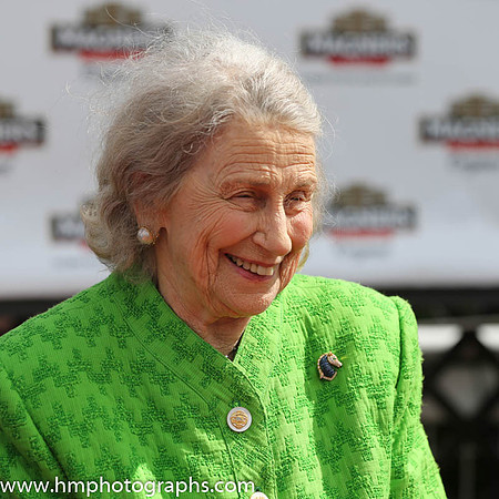 Mrs M V O'Brien at Down Royal on Derby Day