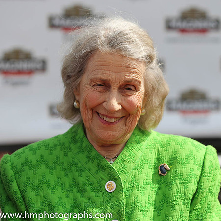 Mrs M V O'Brien at Down Royal on Derby Day