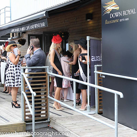 The Dark Horse Cafe and Wine Bar at Down Royal on Ulster Derby Day