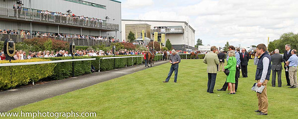 Parade Ring at Down Royal on Ulster Derby Day
