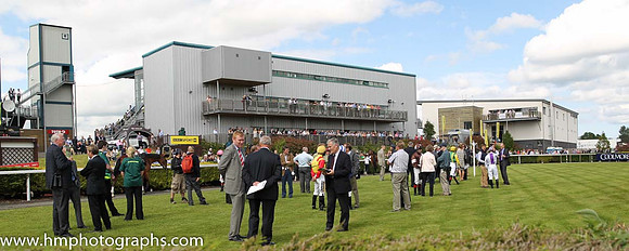 Parade Ring at Ulster Derby Day at Down Roya