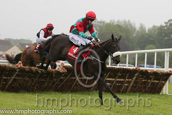 05th Western Home ( 4 , emerald green and red qtrd ) and B.J. Cooper - Trainer : Gordon Elliott - Owner : R.E. Burroughs