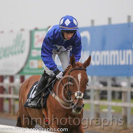 10th Ginger Emblem ( 12 , royal blue, white triple diamond ) and J.M. Moore (7) - Trainer : L. Byrne - Owner : J.J. Kavanagh