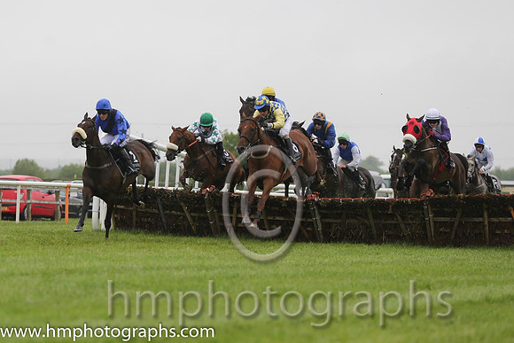 i16th Key Account ( 2 , royal blue, dark blue sash ) and Andrew J. McNamara - Trainer : L. Byrne - Owner : Damien Carroll