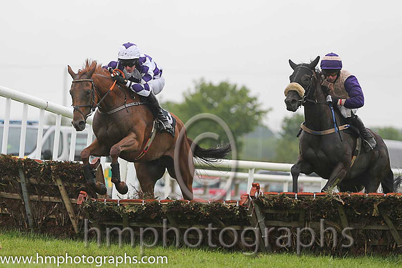 13th Ram Them All ( 3 , white and purple diamonds ) and M.P. Walsh - Trainer : P.A.Fahy - Owner : B.W. Kennedy