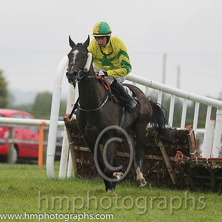 14th Harry's Summer (USA) ( 14 , yellow, emerald green star ) and B.J. Cooper - Trainer : Gordon Elliott - Owner : Sean F. Gallagher