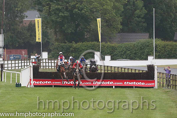 01st Bellgrove ( 1 , red, emerald green spots ) and S.W. Flanagan - Trainer : P.M. Cloke - Owner : M.Sawers