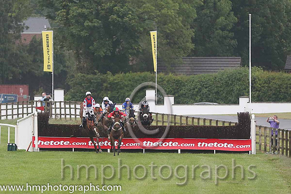 01st Bellgrove ( 1 , red, emerald green spots ) and S.W. Flanagan - Trainer : P.M. Cloke - Owner : M.Sawers