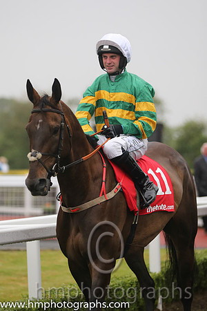 01st Elegant Statesman ( 11 , emerald green and orange hooped ) and N.P. Madden - Trainer : Henry de Bromhead - Owner : John P. McManus