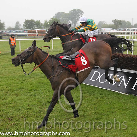 01st Elegant Statesman ( 11 , emerald green and orange hooped ) and N.P. Madden - Trainer : Henry de Bromhead - Owner : John P. McManus