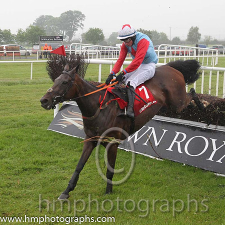 06th Mister Hotelier ( 7 , light blue, red star ) and M.P. Fogarty - Trainer : C.A.Murphy - Owner : Mark McDonagh