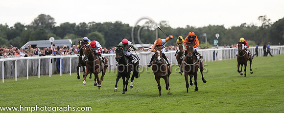 3rd No 3 Dream Ruler (7) - Jockey: Tom Marquand - Trainer: Miss Jo Crowley - Colours: purple, orange diabolo