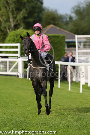 3rd No 8 Stormflower (3) - Jockey: William Carson - Trainer: J J Bridger - Colours: pink, grey braces