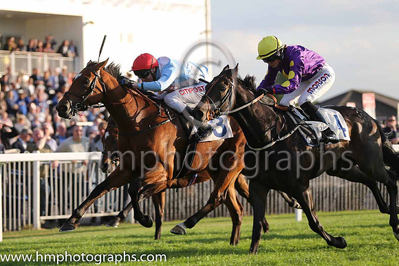 2nd No 4 Highland Duke (IRE) (1) - Jockey: Megan Nicholls (7) - Trainer: C G Cox - Colours: opurple, yellow star