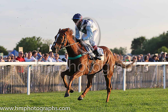 9th No 1 Ron Waverly (IRE) (7) - Jockey: D Mylonas - Trainer: P Phelan - Colours: white, dark blue chevron