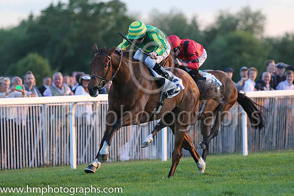 4th No 5 Whitchurch (1) - Jockey: David Probert - Trainer: A M Balding - Colours: green