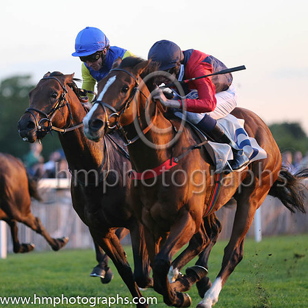 2nd No 6 Thames Knight (12) - Jockey: Louis Steward (3) - Trainer: M P Tregoning - Colours: dark blue, red chevron