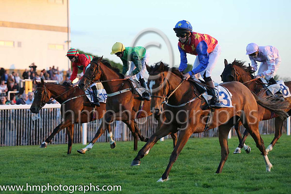10th No 13 Dutch Robin (IRE) (2) - Jockey: Patrick Pilley (7) - Trainer: M R Channon - Colours: red, yellow spots