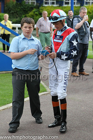 6th No 5 Westbourne Grove (USA) (4) - Jockey: R Hughes - Trainer: R M H Cowell - Colours: light blue, red chevron