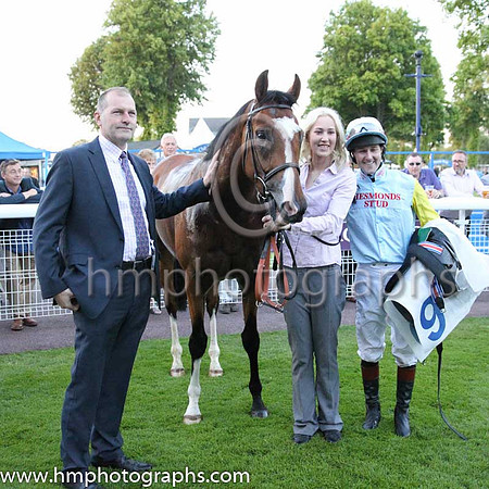 1st No 9 Taraz (6) - Jockey: T P Queally - Trainer: R Varian - Colours: light blue, yellow shouders