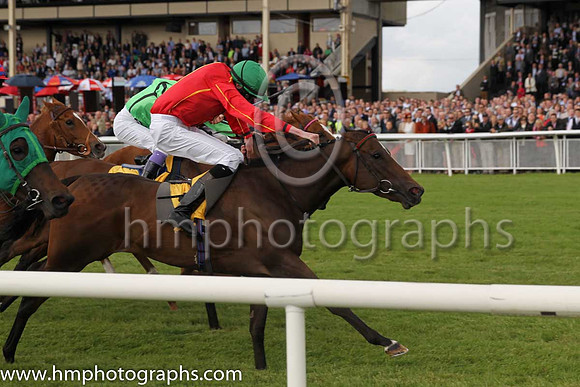 1st - 3 Colour Blue - Trainer: W McCreery - Jockey: CR King - Owner: Garrett J Freyne - Colors: red, yellow seams