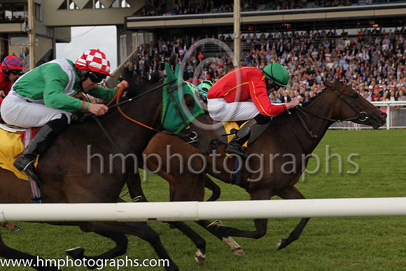 1st - 3 Colour Blue - Trainer: W McCreery - Jockey: CR King - Owner: Garrett J Freyne - Colors: red, yellow seams