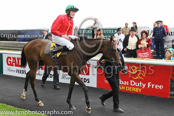 1st - 3 Colour Blue - Trainer: W McCreery - Jockey: CR King - Owner: Garrett J Freyne - Colors: red, yellow seams