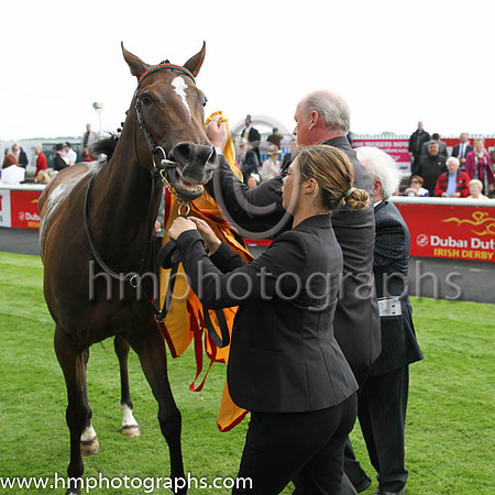 1st - 3 Colour Blue - Trainer: W McCreery - Jockey: CR King - Owner: Garrett J Freyne - Colors: red, yellow seams
