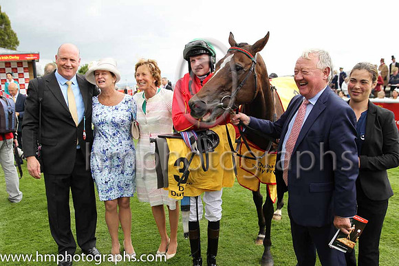1st - 3 Colour Blue - Trainer: W McCreery - Jockey: CR King - Owner: Garrett J Freyne - Colors: red, yellow seams