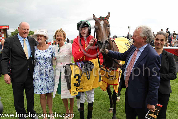 1st - 3 Colour Blue - Trainer: W McCreery - Jockey: CR King - Owner: Garrett J Freyne - Colors: red, yellow seams