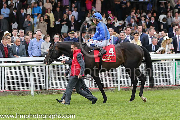 1st - 4 Jack Hobbs (GB) - Trainer: John Gosden (in GB) - Jockey: W Buick - Owner: Godolphin  Partners - Colors: royal blue