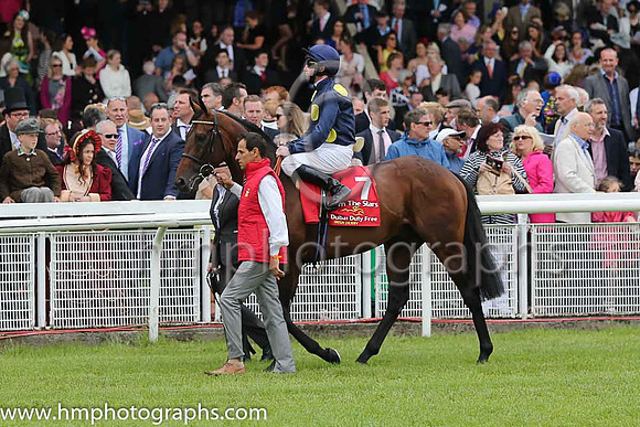 2nd - 7 Storm The Stars (USA) - Trainer: William Haggas (in GB) - Jockey: P Cosgrave - Owner: Sheikh Juma Dalmook Al Maktoum - Colors: dark blue, large yellow spots