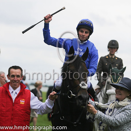 1st - 4 Jack Hobbs (GB) - Trainer: John Gosden (in GB) - Jockey: W Buick - Owner: Godolphin  Partners - Colors: royal blue