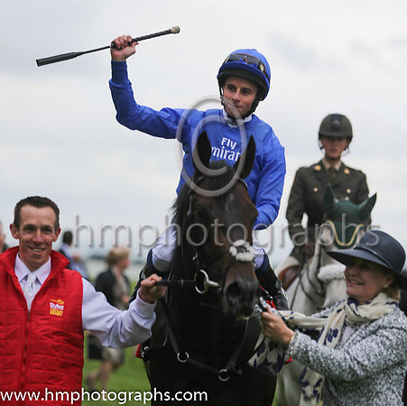 1st - 4 Jack Hobbs (GB) - Trainer: John Gosden (in GB) - Jockey: W Buick - Owner: Godolphin  Partners - Colors: royal blue