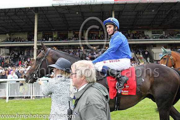 1st - 4 Jack Hobbs (GB) - Trainer: John Gosden (in GB) - Jockey: W Buick - Owner: Godolphin  Partners - Colors: royal blue