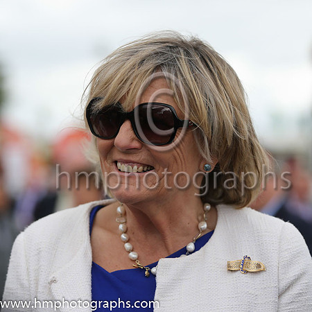Jessica Jarrington trainer of winning horse Final Frontier at the Curragh
