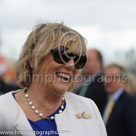 Jessica Jarrington trainer of winning horse Final Frontier at the Curragh