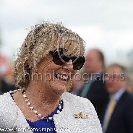 Jessica Jarrington trainer of winning horse Final Frontier at the Curragh