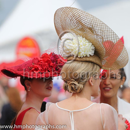 Hats at the Curragh on Irish Derby Day