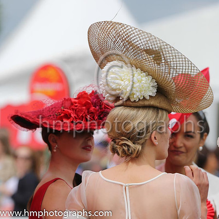 Hats at the Curragh on Irish Derby Day
