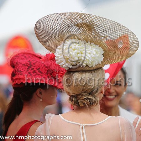Hats at the Curragh on Irish Derby Day