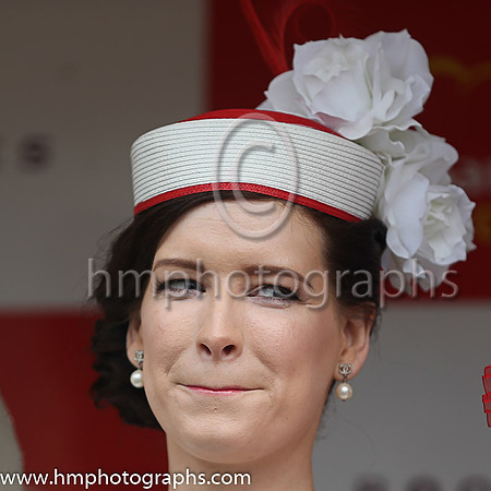 Lorranie O'Sullivan, winner of the Most Stylish Lady competition judge at the Dubai Duty Free irish Derby Day at The Curragh