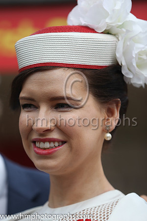 Lorranie O'Sullivan, winner of the Most Stylish Lady competition judge at the Dubai Duty Free irish Derby Day at The Curragh