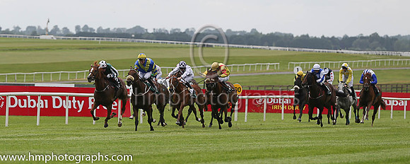 1st - 4 Hasanour (USA) - Trainer: MHalford - Jockey: S Foley - Owner: Richard McNally - Colors: royal blue, yellow chevron